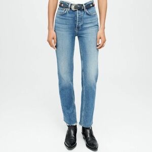 Re/Done 70s Stove Pipe 32 Jeans
